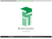 Tablet Screenshot of ftconstrucciones.com
